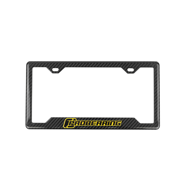 Carbon Fiber License Plate Frame - PROBEARING